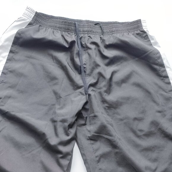 Puma training pants lightweight black with white stripes men's size M - Picture 2 of 7